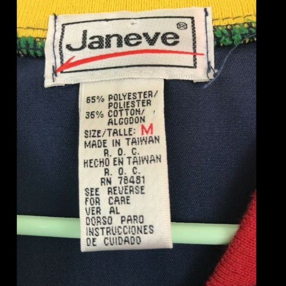 Janeve color block jacket M - Picture 6 of 6